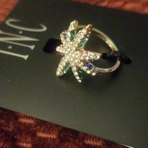 Unique multicolored star ring!